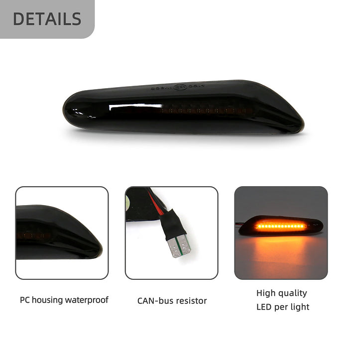 BMW SMOKED DYNAMIC WING INDICATORS