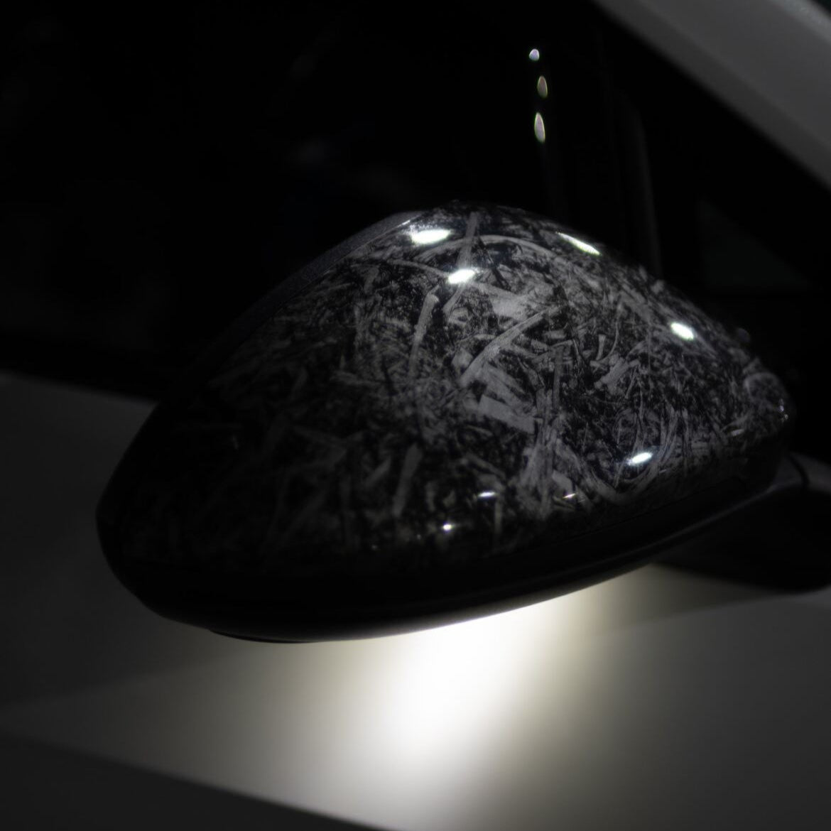 AUDI A3/S3/RS3 8V MIRROR COVERS - CARBON / FORDGED / GLOSS BLACK