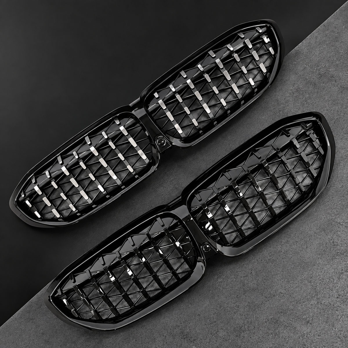 BMW 3 SERIES G20 / G21 - FRONT KIDNEY GRILLS - DIAMOND STYLE