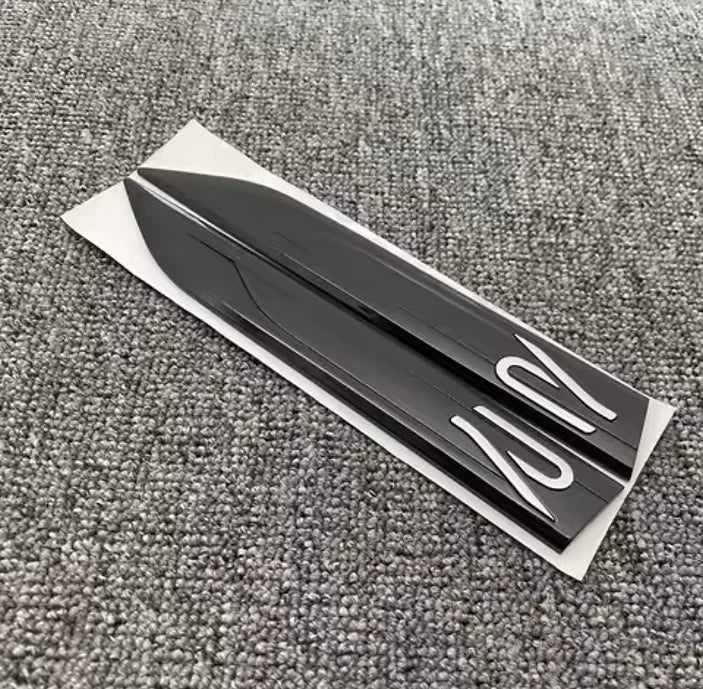 VW MK8 STYLE "R" BADGE (PAIR) - WING/FENDER