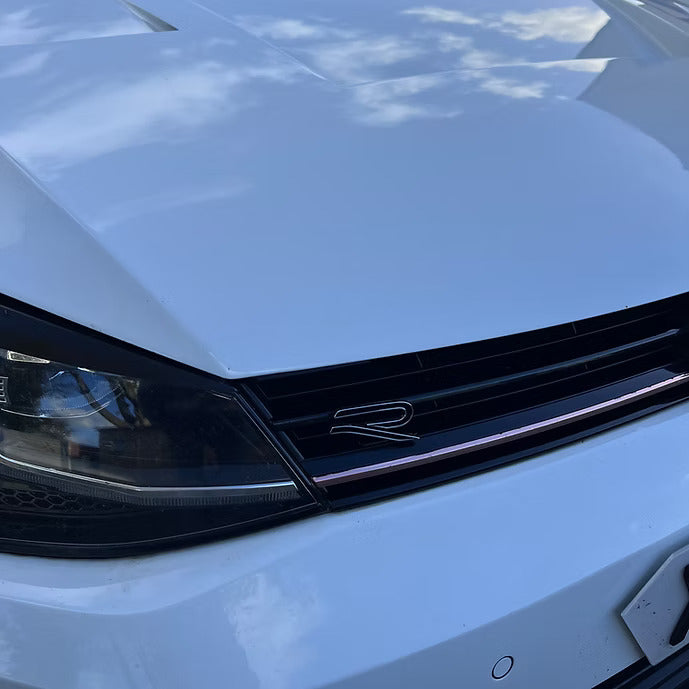 VW “R” BADGE - MK8 STYLE - FRONT BADGE