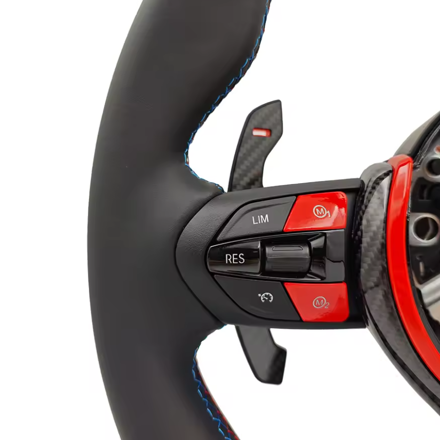BMW FULL LEATHER STEERING WHEEL