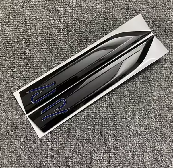 VW MK8 STYLE "R" BADGE (PAIR) - WING/FENDER