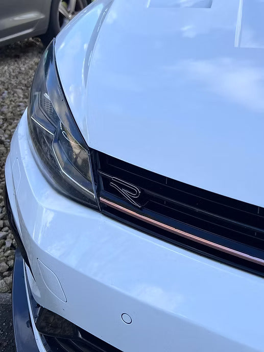 VW “R” BADGE - MK8 STYLE - FRONT BADGE