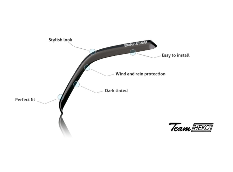 AUDI A3/S3/RS3 8V TEAM HEKO WIND DEFLECTORS - 5 DOOR