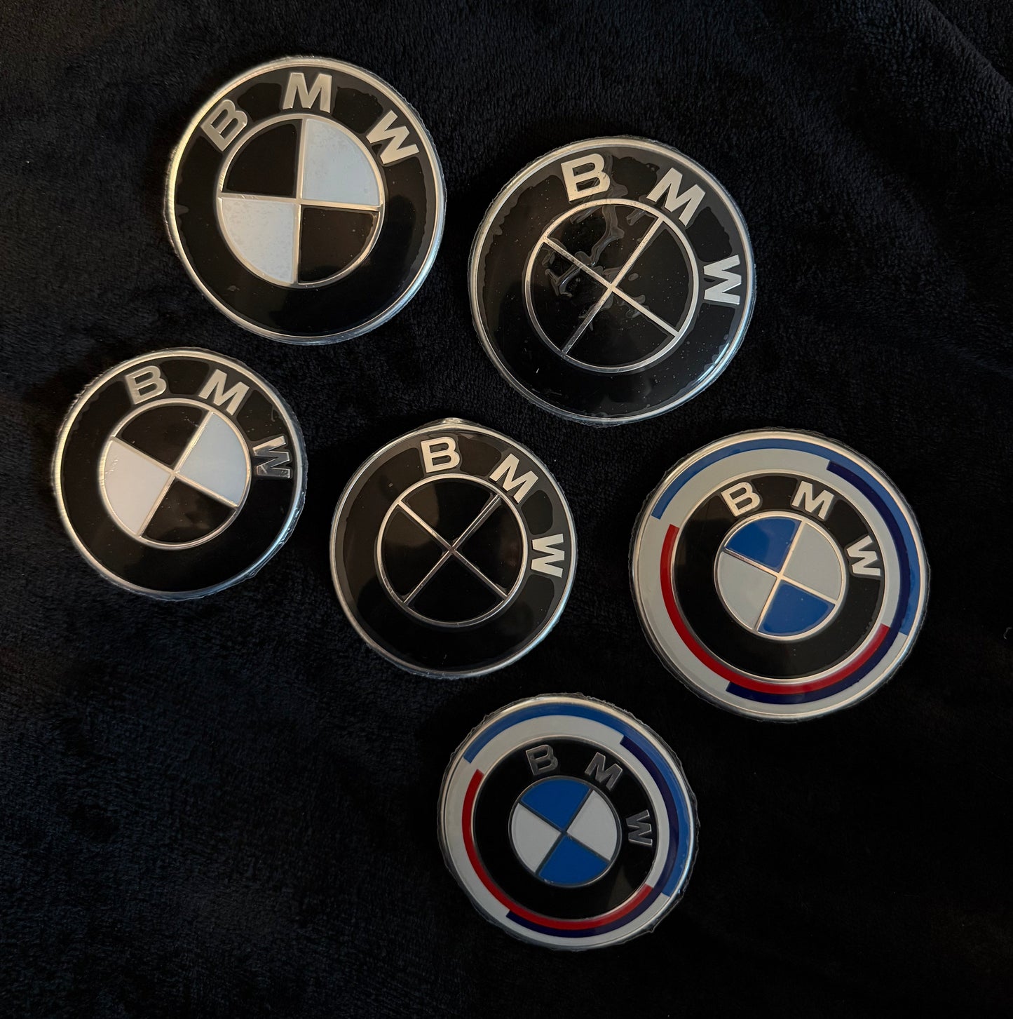 BMW LOGO REPLACEMENT BADGES - VARIOUS COLOUR WAYS
