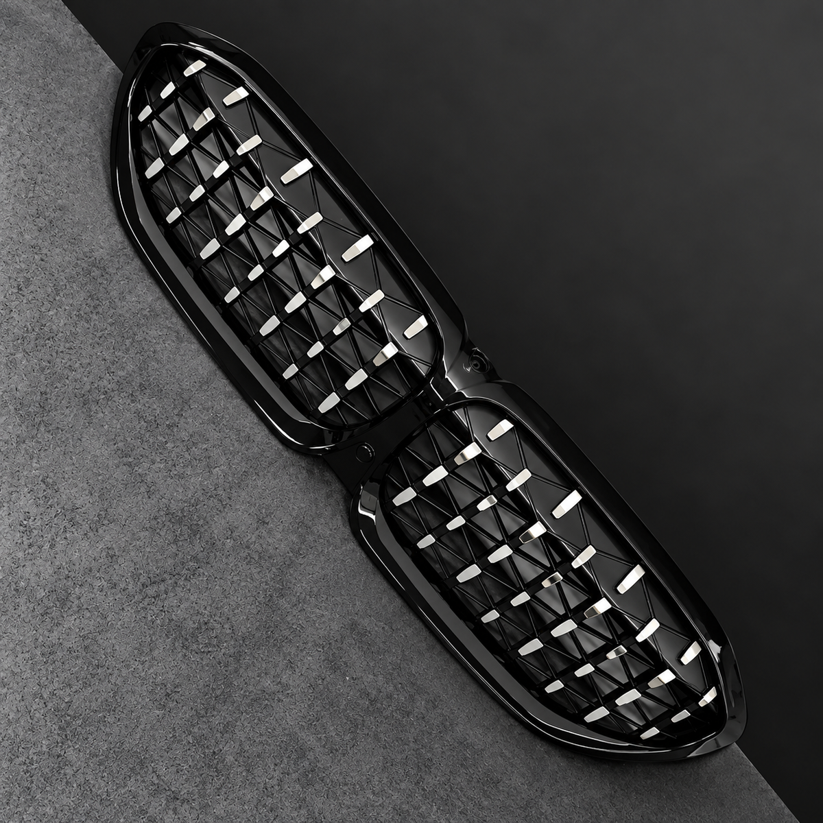 BMW 3 SERIES G20 / G21 - FRONT KIDNEY GRILLS - DIAMOND STYLE