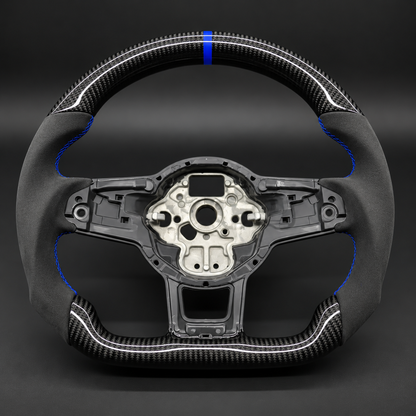 VW CARBON FIBER ALCANTARA STEERING WHEEL