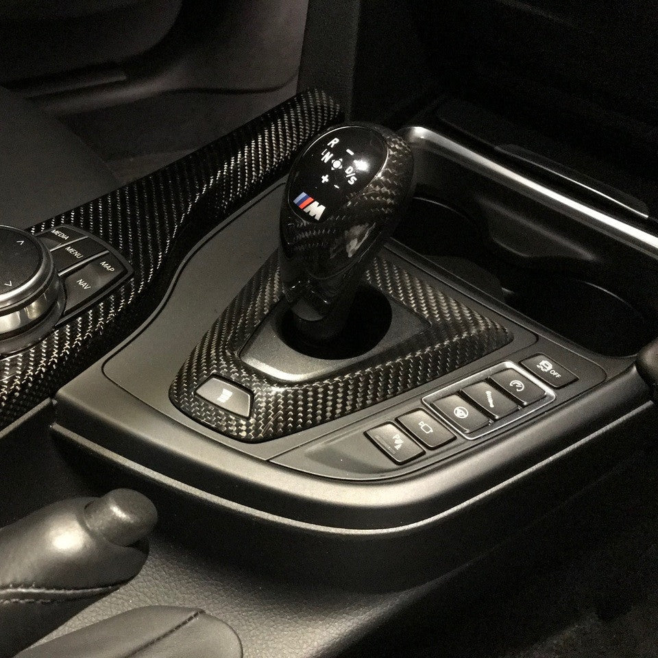 Gear Shift Panel BMW CARBON GEAR SHIFT PANEL TRIM - F87 M2C / F80 M3 / F82 M4 – Club Customz