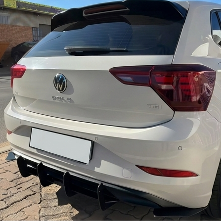 VW MK6 POLO REAR FIN DIFFUSOR (AW FACELIFT 2021-2025)