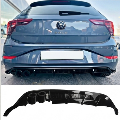 VW MK6 POLO REAR DIFFUSOR R-LINE (AW FACELIFT 2021-2025)