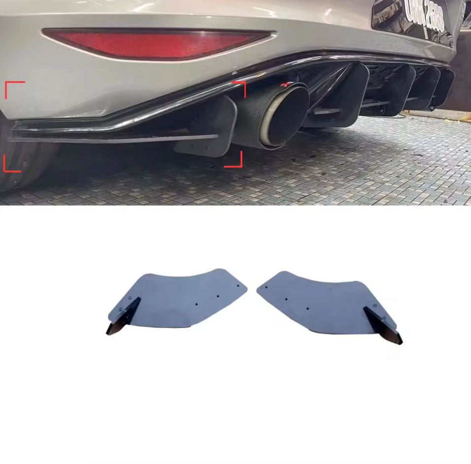 VW MK7 GOLF GTI REAR DIFFUSER & SIDE SPATS