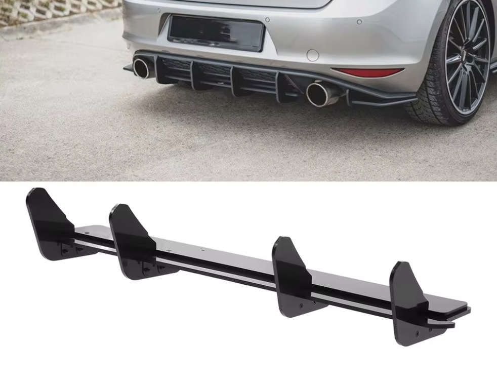 VW MK7 GOLF GTI REAR DIFFUSER & SIDE SPATS
