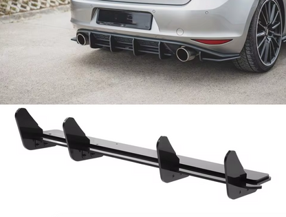 VW MK7 GOLF GTI REAR DIFFUSER & SIDE SPATS