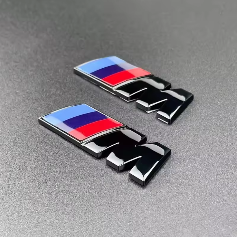BMW TRI COLOUR 'M' REPLACEMENT BADGES