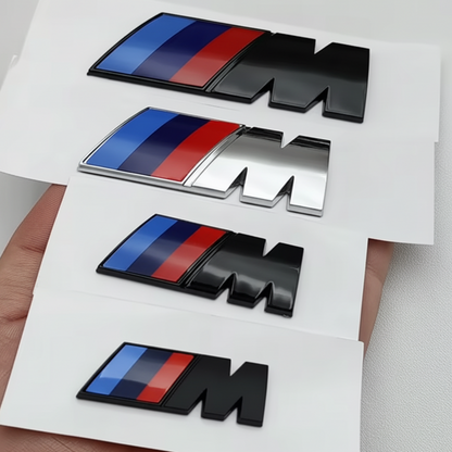 BMW TRI COLOUR 'M' REPLACEMENT BADGES