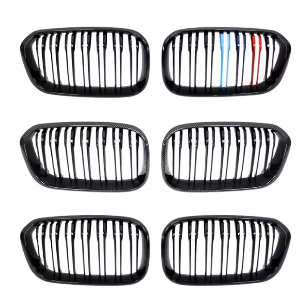 BMW 1 SERIES F20 / F21 - FRONT KIDNEY GRILLS - DOUBLE SLATS