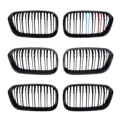 BMW 1 SERIES F20 / F21 - FRONT KIDNEY GRILLS - DOUBLE SLATS