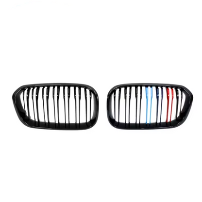 BMW 1 SERIES F20 / F21 - FRONT KIDNEY GRILLS - DOUBLE SLATS