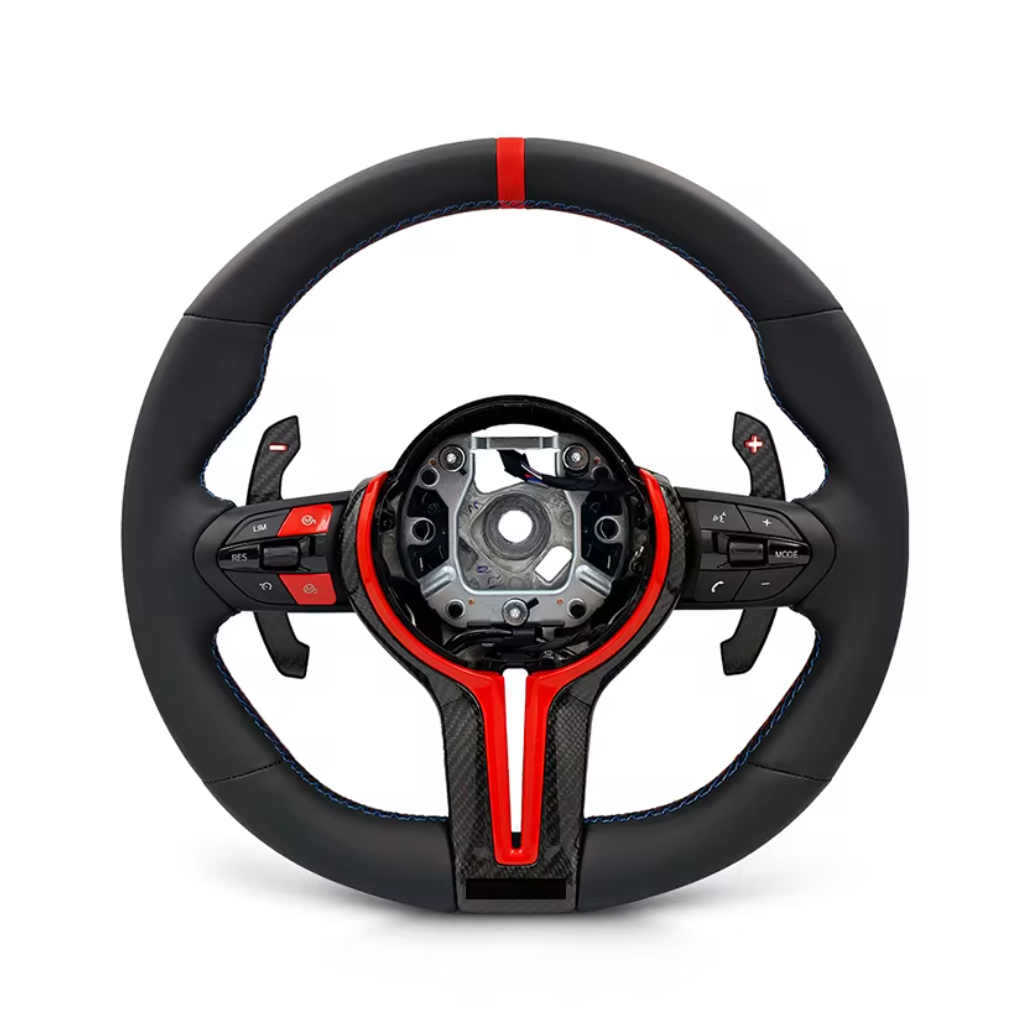 BMW FULL LEATHER STEERING WHEEL