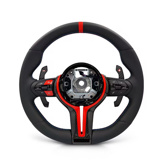 BMW FULL LEATHER STEERING WHEEL