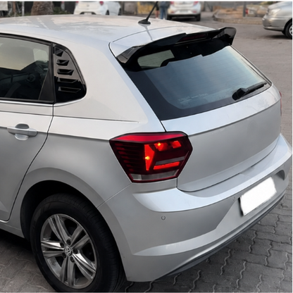 VW POLO MK6 SPOILER LIP (AW - STANDARD MODELS) - GLOSS BLACK