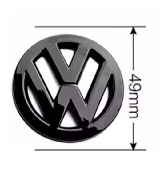 VW STEERING WHEEL 'VW' BADGE EMBLEM/OVERLAY - R-Line / GTI / GTD / R