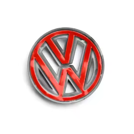 VW STEERING WHEEL 'VW' BADGE EMBLEM/OVERLAY - R-Line / GTI / GTD / R