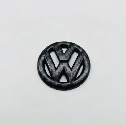 VW STEERING WHEEL 'VW' BADGE EMBLEM/OVERLAY - R-Line / GTI / GTD / R