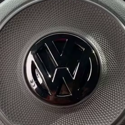 VW STEERING WHEEL 'VW' BADGE EMBLEM/OVERLAY - R-Line / GTI / GTD / R