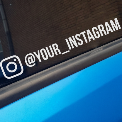 INSTAGRAM / SOCIAL MEDIA DECAL TAG STICKERS x2 & NFC TAG x1